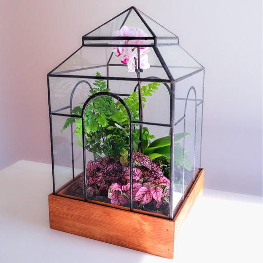 Humboldt Stained Glass Terrarium